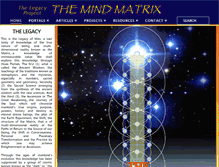 Tablet Screenshot of mind-matrix.net